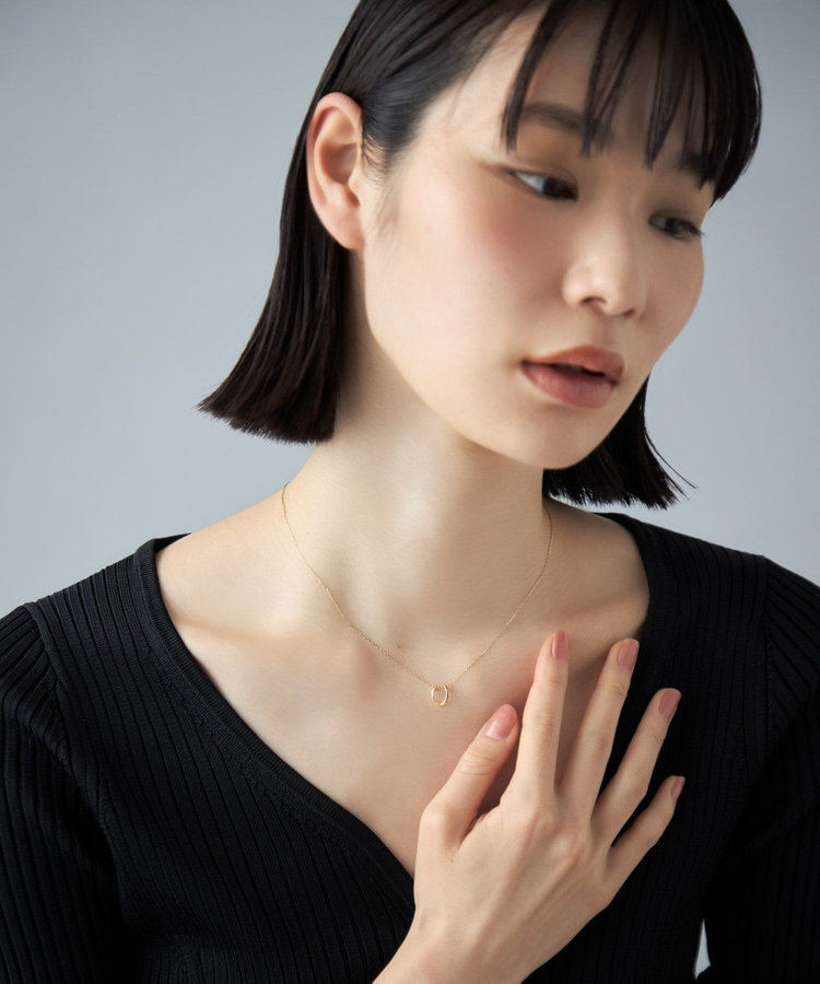 レイヤー] K10YG ネックレス リーフ（036875） ｜ women（ウィメンズ