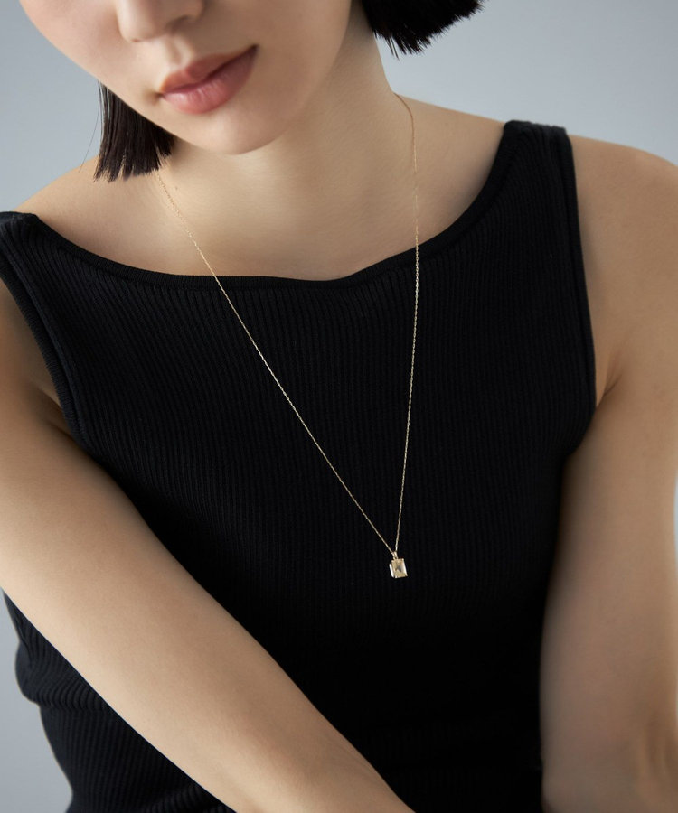 K10YG ロングネックレス ルチレイテッドクォーツ（036878） ｜ women