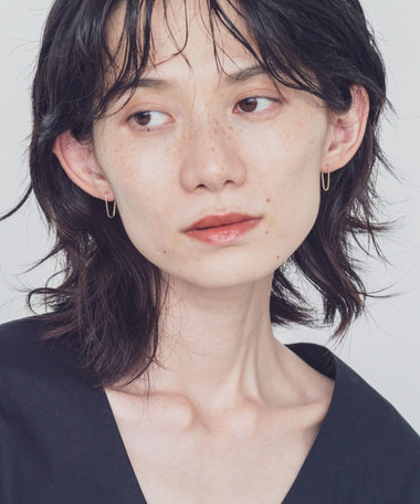 K10YG チェーン ピアス