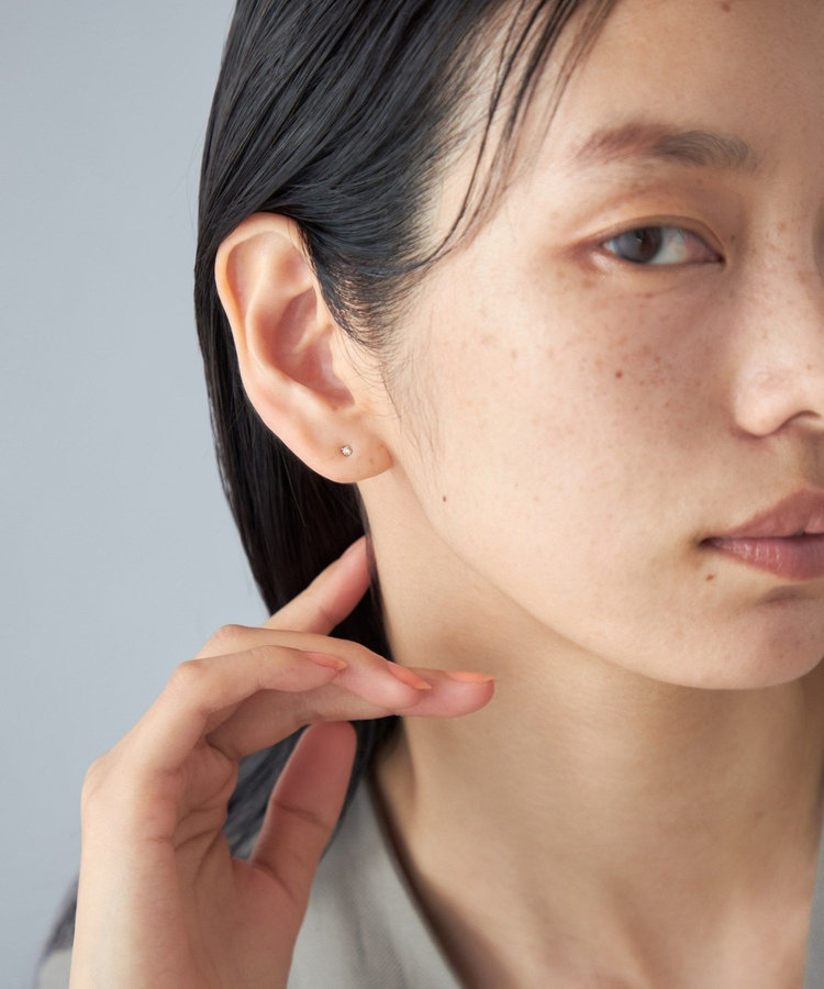 K10YG ダイヤモンド ピアス（037613） ｜ women（ウィメンズ