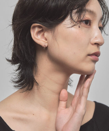 K10YG ノット ピアス