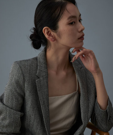 K10YG ピアス ロンドンブルートパーズ