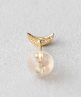 WEB LIMITED] K10YG ピアス ムーン（037659） ｜ women