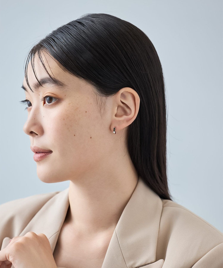K10WG フープピアス プレート（037662） ｜ women（ウィメンズ