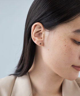 K10YG ピアス ナチュラルストーン（037666-037667） ｜ women