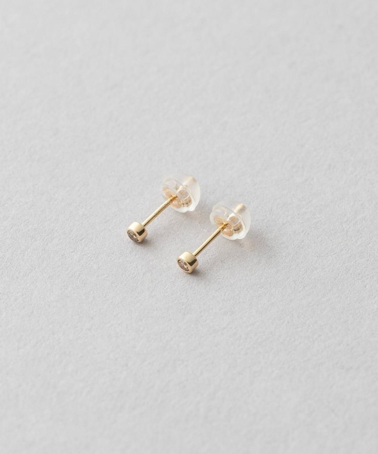 K10YG ピアス ブラウンダイヤモンド（037668） ｜ women 