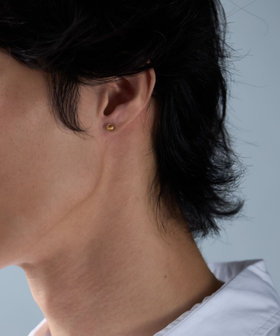 jouete k10 ピアス　新品 オパール] K10YG ピアス スクエア（037650） ｜ women
