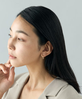 サスペンダー] K10YG ピアス オーバル（037679） ｜ women
