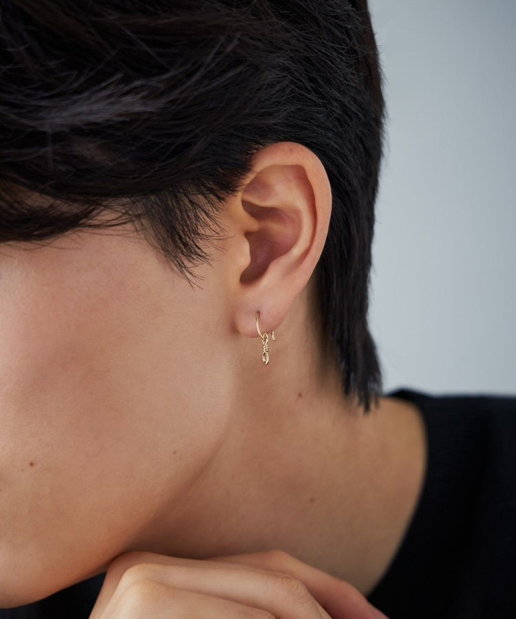 Jouete ジュエッテ　K10 YG ダイヤモンドツイストピアス K10YG ピアス ツイスト（037697） ｜ women（ウィメンズ） ｜ Jouete