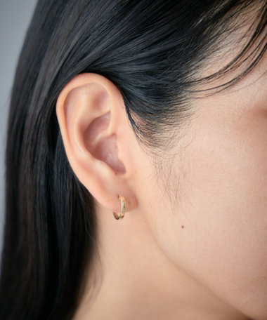 K10YG フープピアス size/M