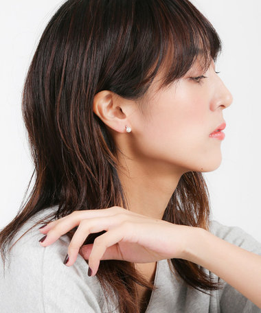 ベーシック パールイヤリング【size:S】
