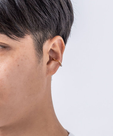 スナップカフス スクエア コンビカラー