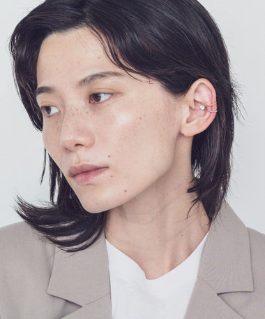 コンチャカフス ジルコニア コンビカラー