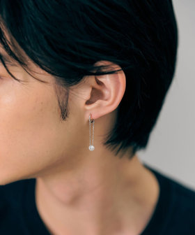 ダブルフェイス]イヤリング パール（046282-046283） ｜ women