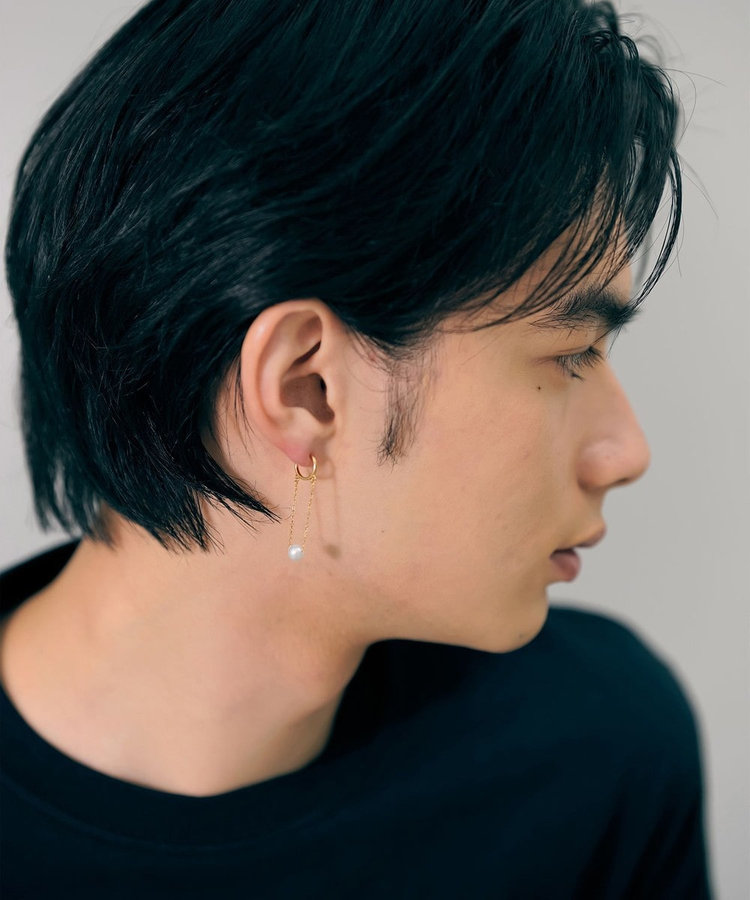 ダブルフェイス]イヤリング パール（046282-046283） ｜ women