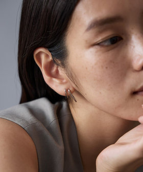 ダブルイヤリング シャープ（046453-046454） ｜ women