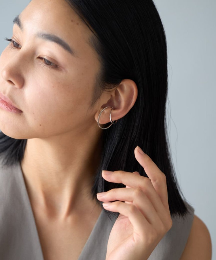 イヤーカフス ダブルフープ（046458） ｜ women（ウィメンズ