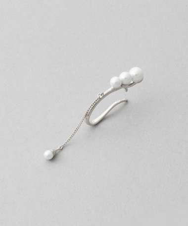 [インイヤーカフス] パール チェーン