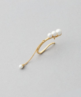 [インイヤーカフス] パール チェーン