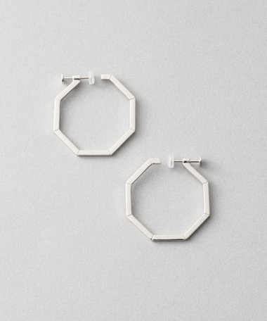 [プッシュイヤリング] オクタゴン