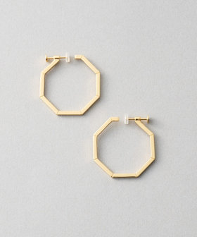 [プッシュイヤリング] オクタゴン