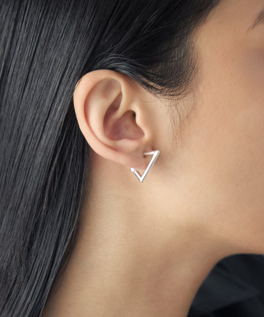 [スナップイヤリング] トライアングル