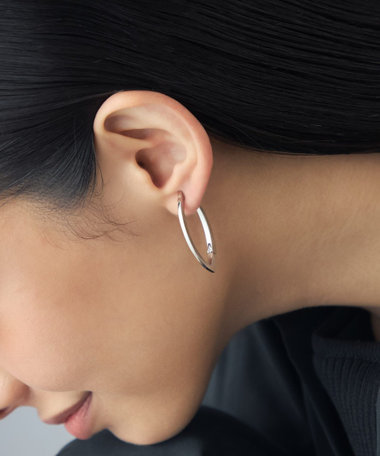 [スナップイヤリング] リーフ