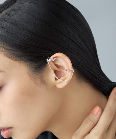 [ロープカフス]  パール