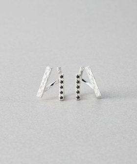 [ダブルイヤリング] ジルコニア