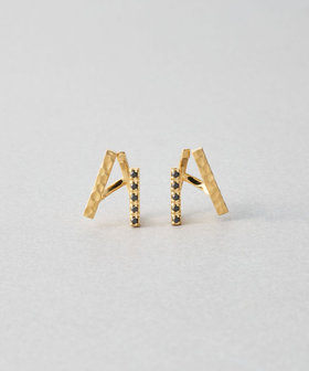 [ダブルイヤリング] ジルコニア