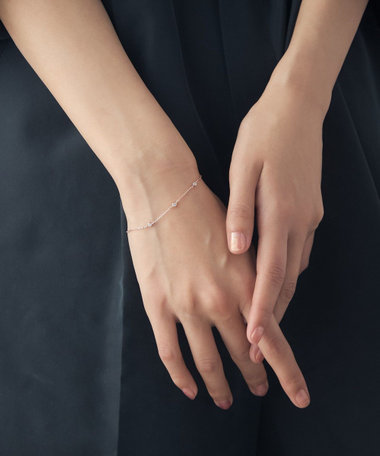[ミニマル] ブレスレット ジルコニア