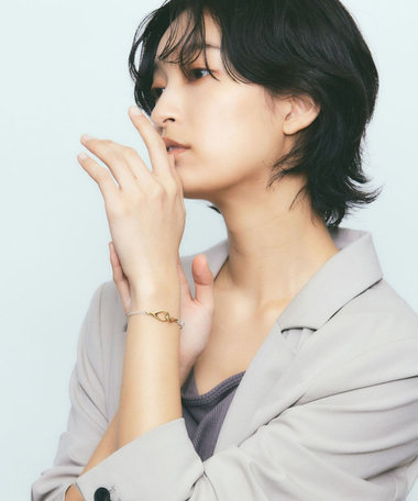 チェーン ブレスレット コンビカラー