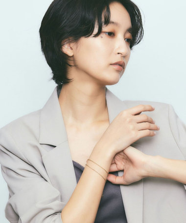 レイヤード ブレスレット