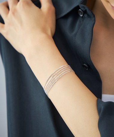 ブレスレット クインテットチェーン