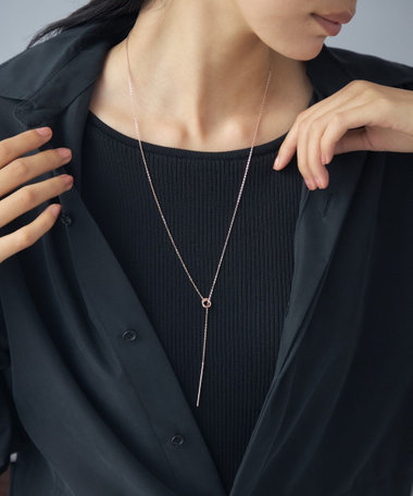 [ステートメント] ネックレス ラリエット