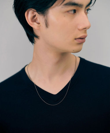 ロングネックレス ボールチェーン