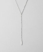 ジュエッテ　ステートメントロングネックレス　シルバー　美品　ビーンズ ステートメント ロング ネックレス（069955-069956） ｜ women