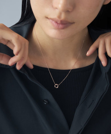 [ディアマンティーニ] ネックレス ダイヤモンド サークル