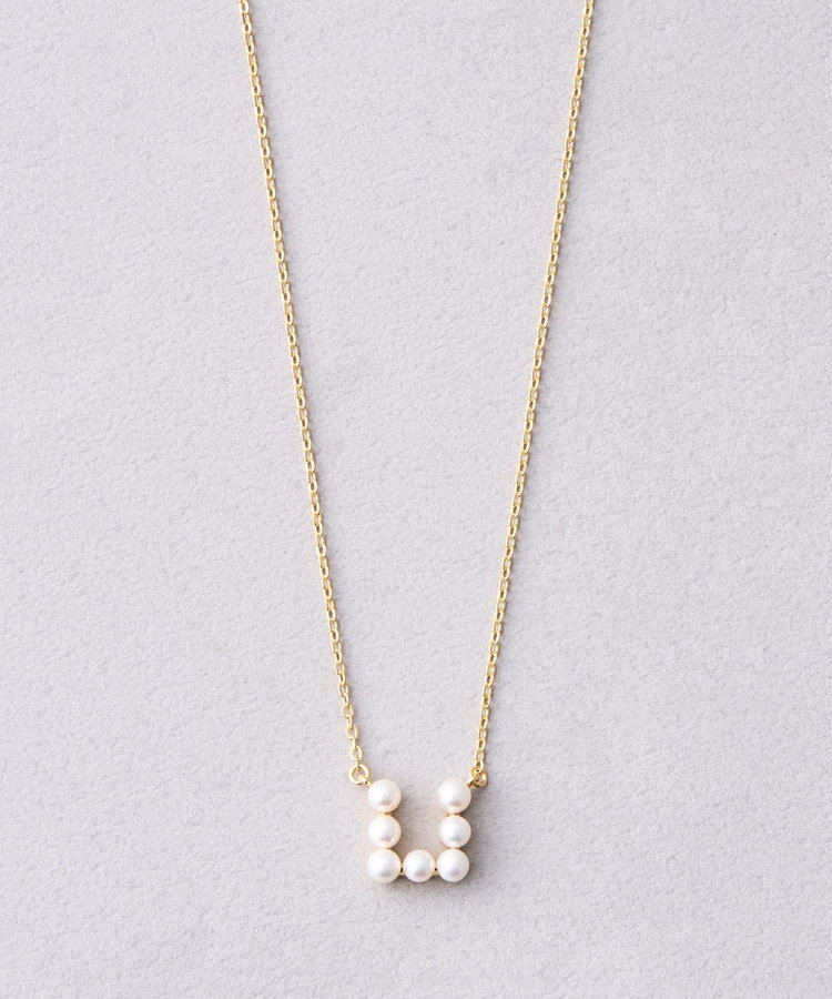 Jouete K10 イエローゴールド　パール ステーション　ネックレス ステートメント] ネックレス パール（065260-065261） ｜ women