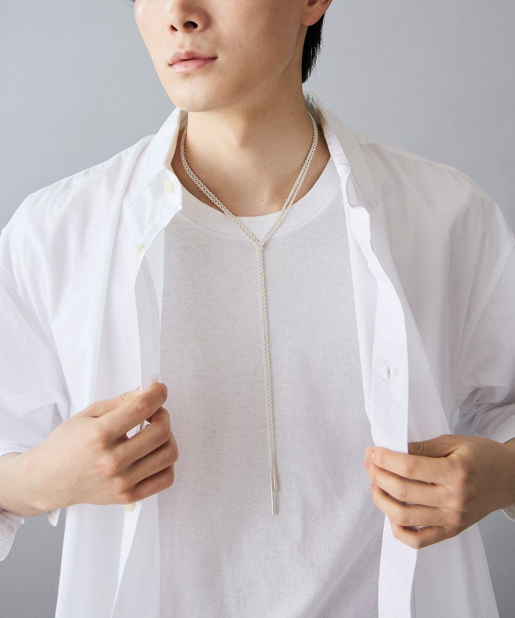 Jouete シルバー ロングネックレス　ラリアット コネクト] スーパーロング ネックレス ラリエット（065284） ｜ women