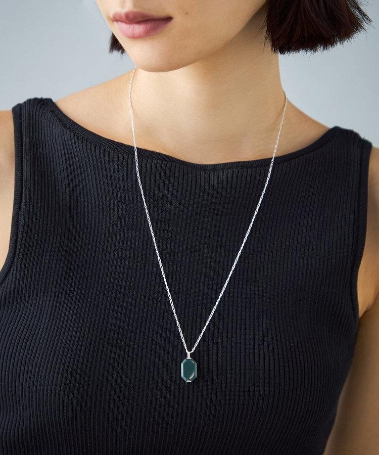 ジェム] ネックレス グリーンジャスパー（065325） ｜ women
