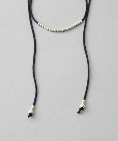 [コードネック] ビーズ コンビカラー