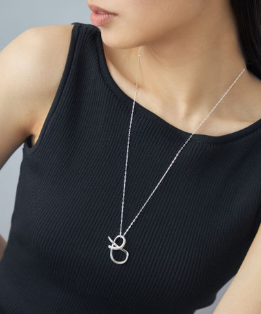 [ステートメント] ネックレス ワンストローク