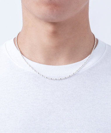 チェーン セミロングネックレス