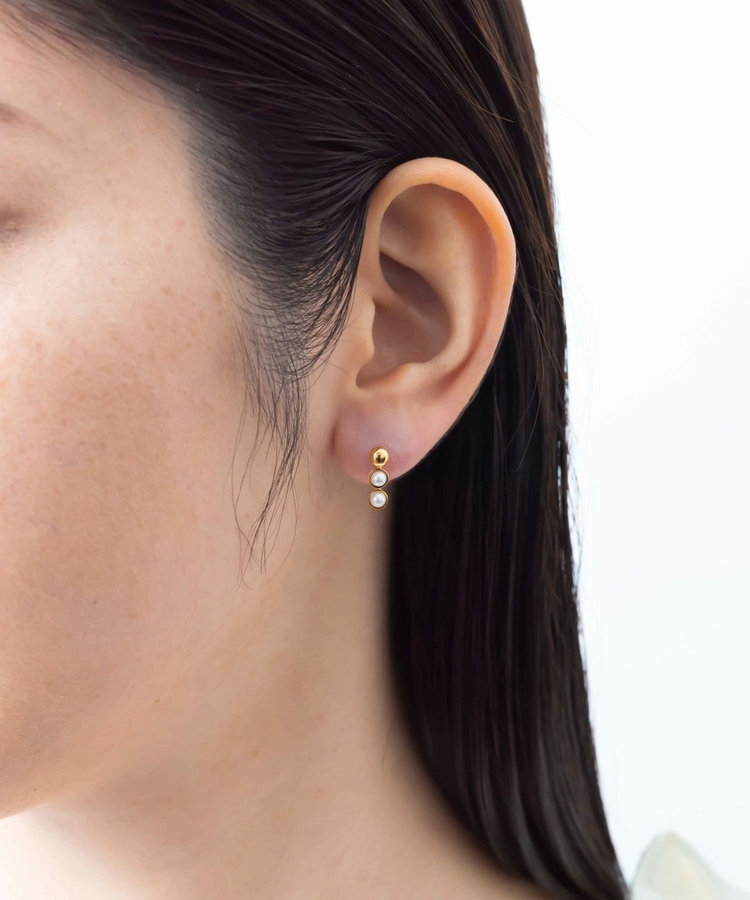 Jouete イエローゴールドピアス　パールピアス パール ピアス（ピアス（両耳用））｜Jouete（ジュエッテ）の