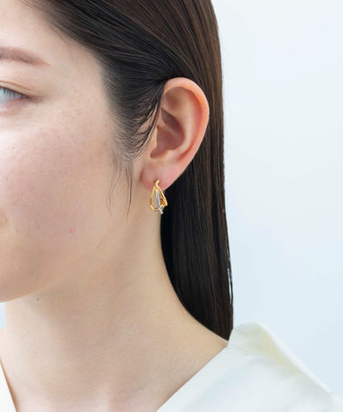 ピアス コンビカラー