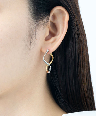 サークルピアス コンビカラー