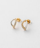 ピアス ジルコニア コンビカラー（075469） ｜ women