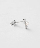 ジルコニア×パール ピアス（075515-075516） ｜ women