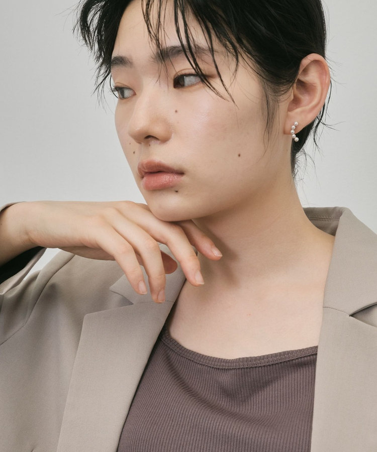 Jouete パール付きロングピアス - メルカリ